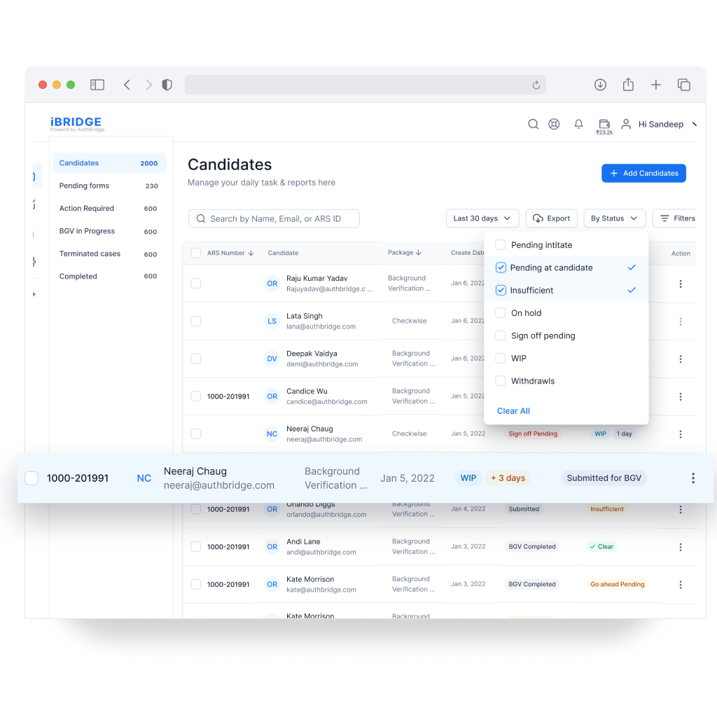 Background Verification Screening Company AuthBridge