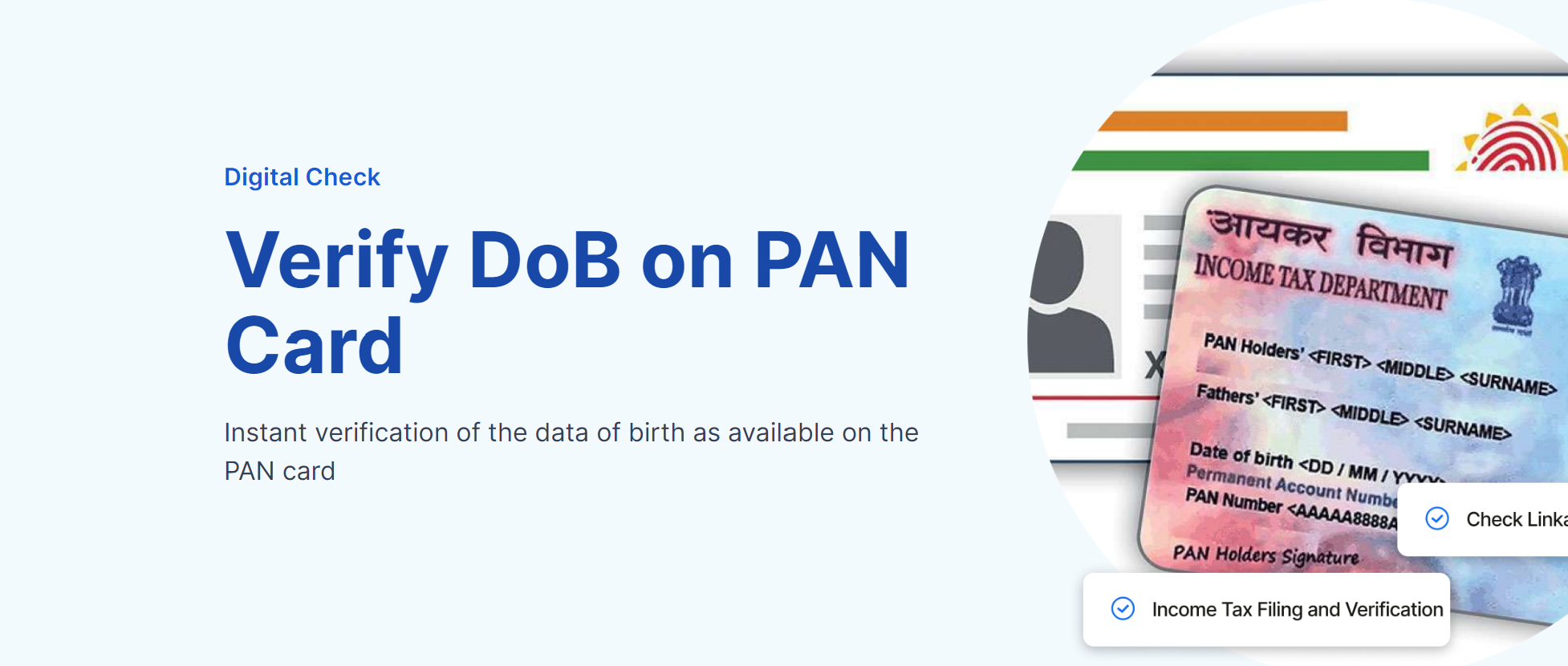 DOB on Pan card