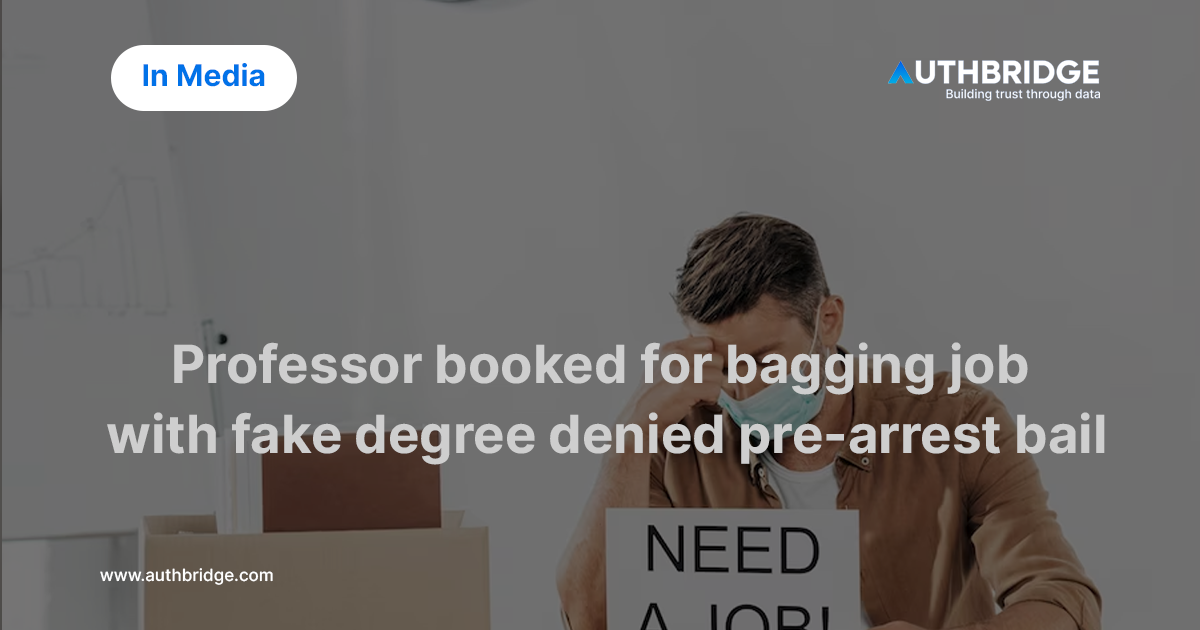 Newsroom-Professor-booked-for-bagging-job-with-fake-degree-denied-pre-arrest-bail