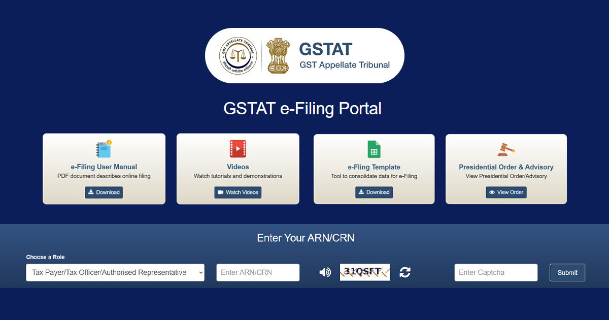 GST Appellate Tribunal Homepage