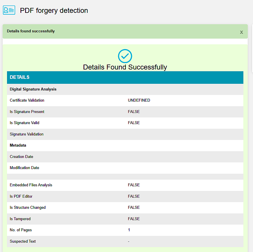 PDF Forgery Detection Tech AuthBridge