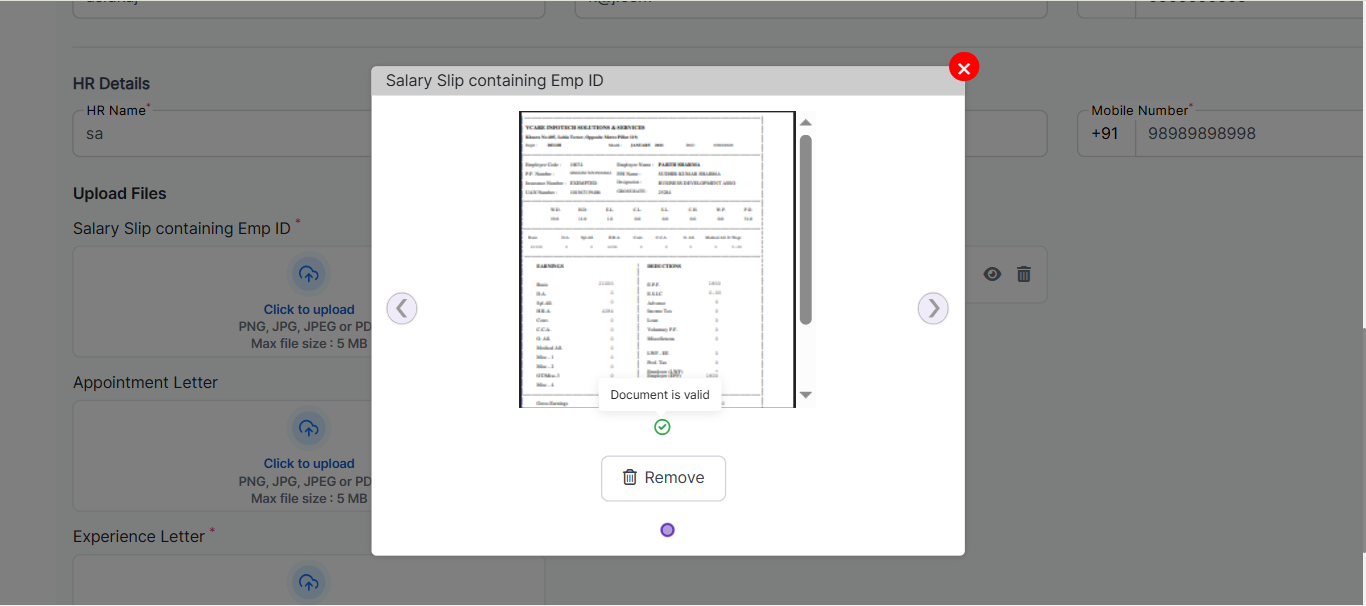 AI based document classification