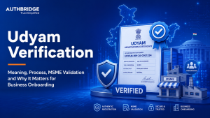 Udyam aadhaar verification