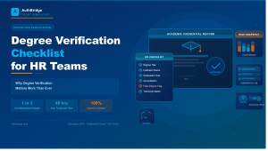 Degree Verification Checklist for HR Teams