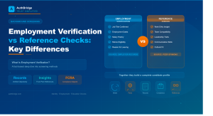 Employment verification reference checks