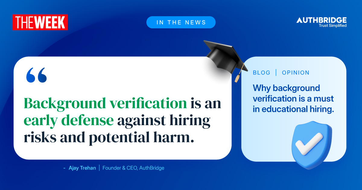 Background Verification in Educational Hiring | AuthBridge