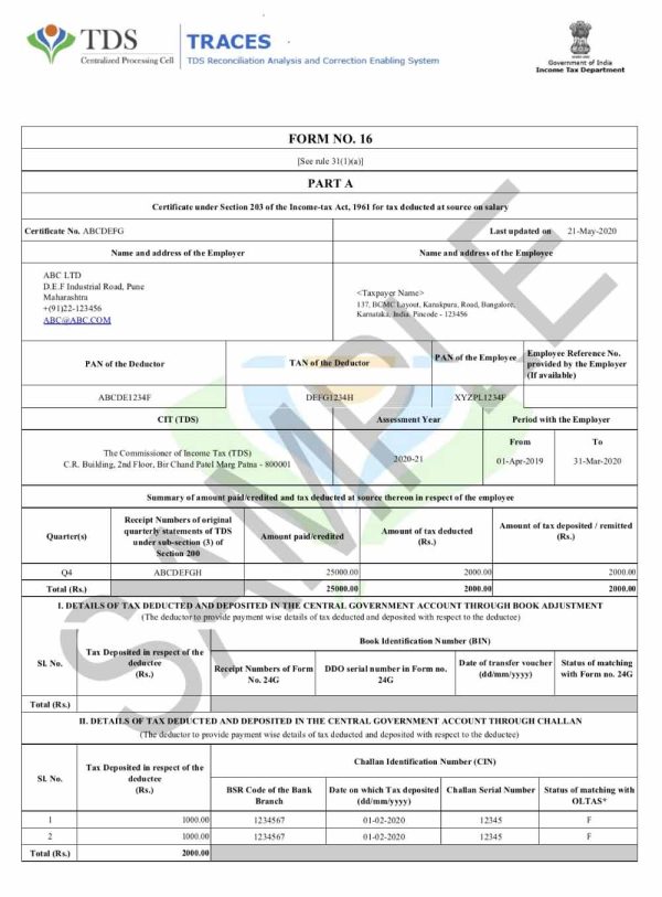 Form 16: Definition, Importance, & Verification Process